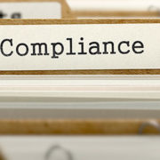 HIPAA Compliance Folders in Filing Cabinet