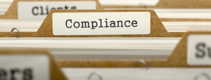 HIPAA Compliance Folders in Filing Cabinet